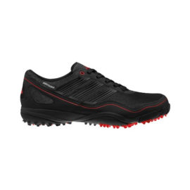 adidas Men's Puremotion Golf Shoe,Black/Black/Red,11 M US