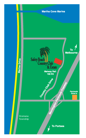 Map of Safety Beach Country Club