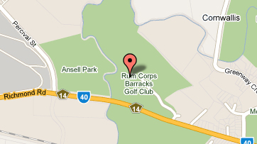 Map of Rum Corps Barracks Golf Course