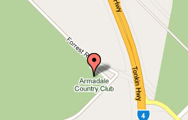 Map of Armadale Country Club