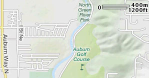 Map of Auburn Golf Course