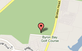 Map of Byron Bay Golf Club 