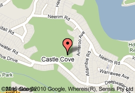 Map of Castle Cove Country Club