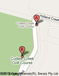 Map of Cudlee Creek Golf Course