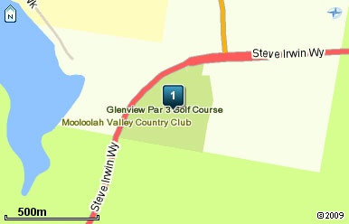 Map of Glenview Par 3 Golf Course