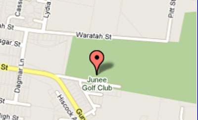Map of Junee Golf Club