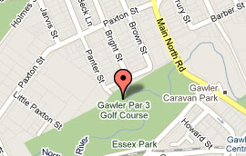 Map of Gawler Par 3 Golf