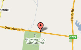 Map of Growling Frog Golf Course