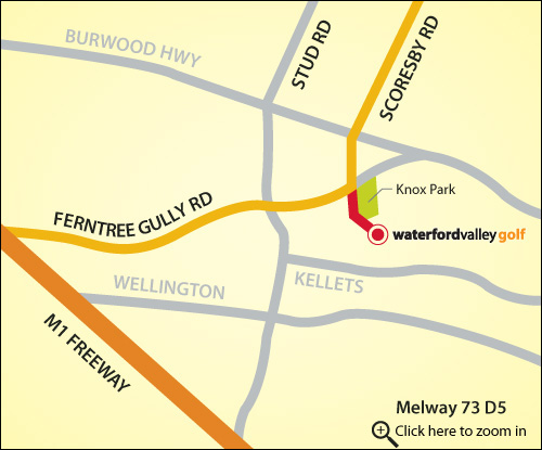 Map of Waterford Valley Golf Course